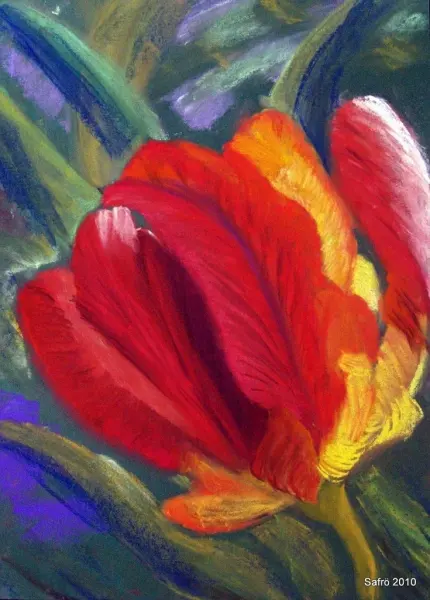 Gemälde: Tulpe (1)