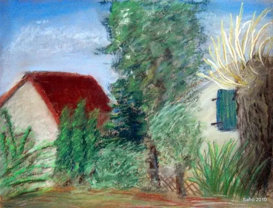 Gemälde: Alte Siedlung Vorwerk